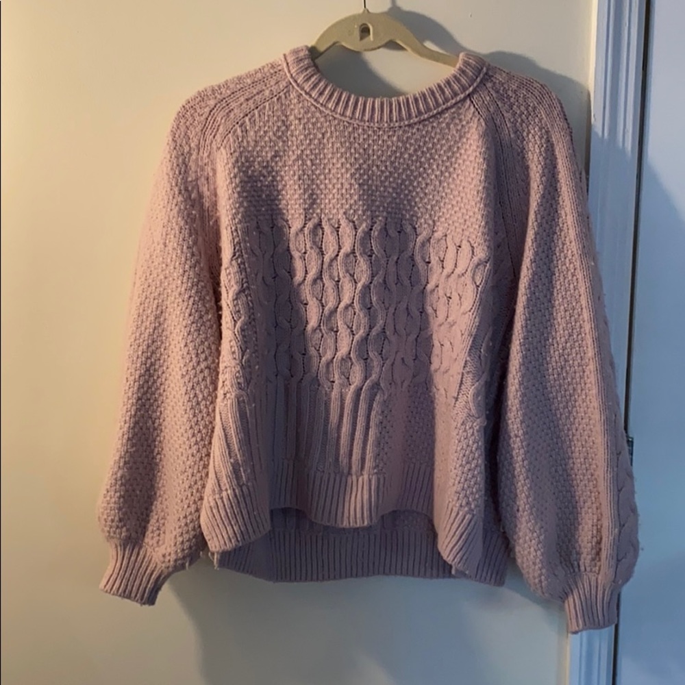 Madewell cozy sweater.